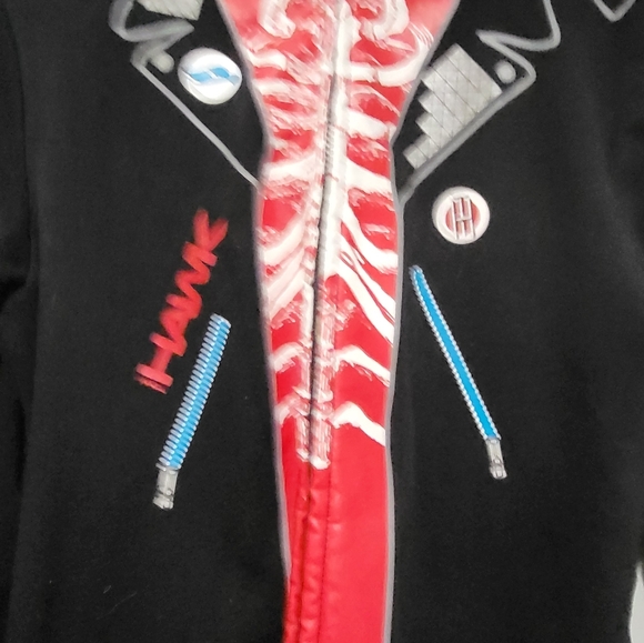 Kids Skull Hoodie Sweatshirt Jacket - Picture 3 of 7